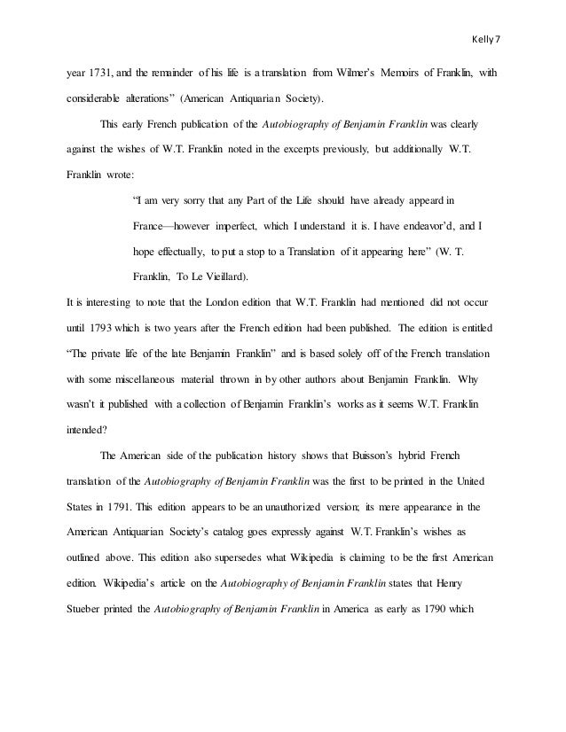 benjamin franklin essays